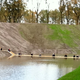 Illustration for article titled Sunken Pedestrian Bridge Parts The Waters Without a Miracle